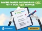 Saving water outdoors is easy with a FREE Outdoor Water Survey